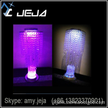 15CM Multi-color led light display base for restaurant plate
